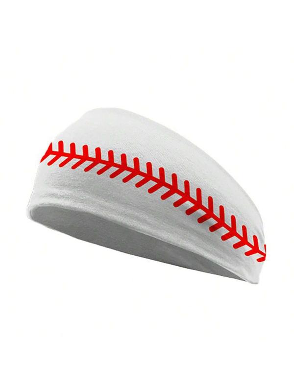 4pcs Trendy Baseball & Football & Rugby Sports Headband, Sporty Headband For Running, Gym, Workout