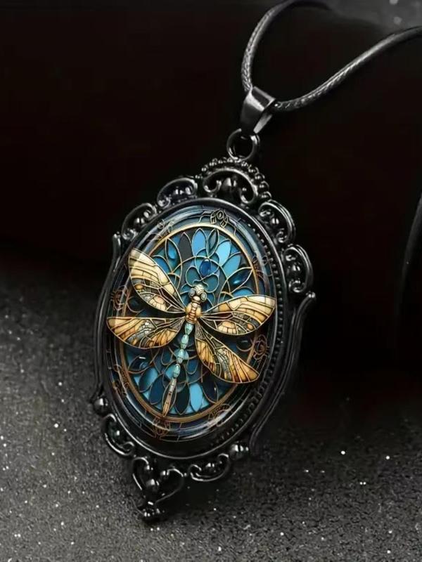 Vintage Gothic Style Pendant Necklace, Punk Style Pendant Necklace for Party, Daily Decor, Trendy All-match & Exquisite Jewelry for Birthday Gift