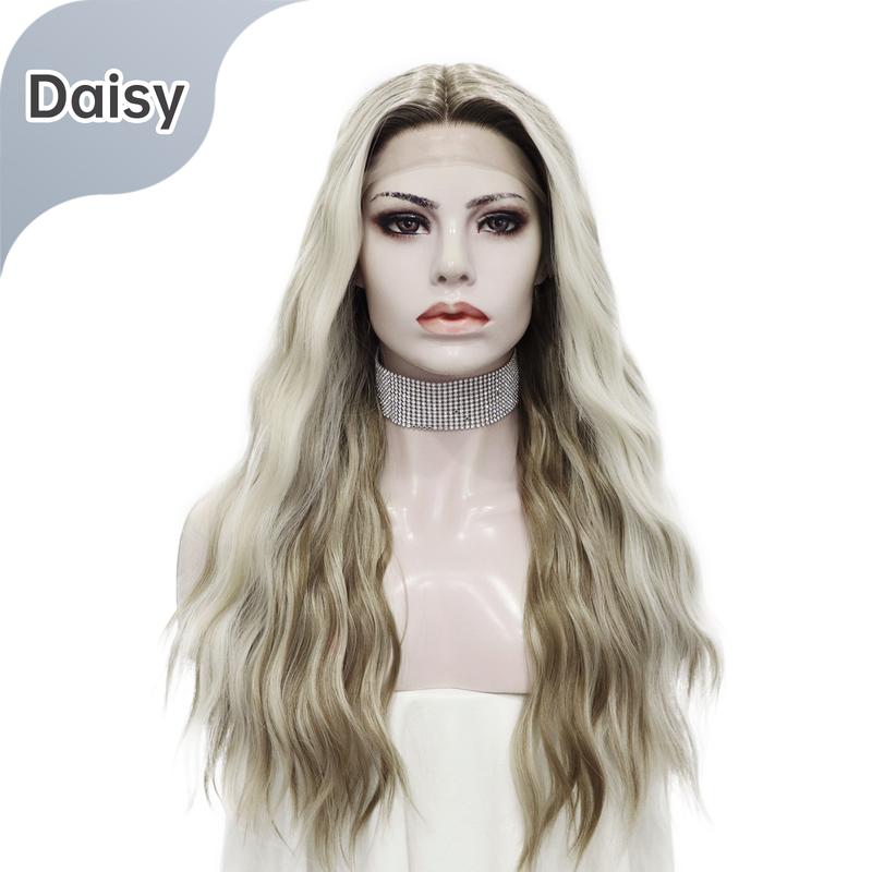 IMstyle Daisy 26 inches | T-part Lace front Synthetic Wigs | Light Medium Length Hair | DIY Wigs | Performance Headwear | Holiday Dress Up | T1FH006-01