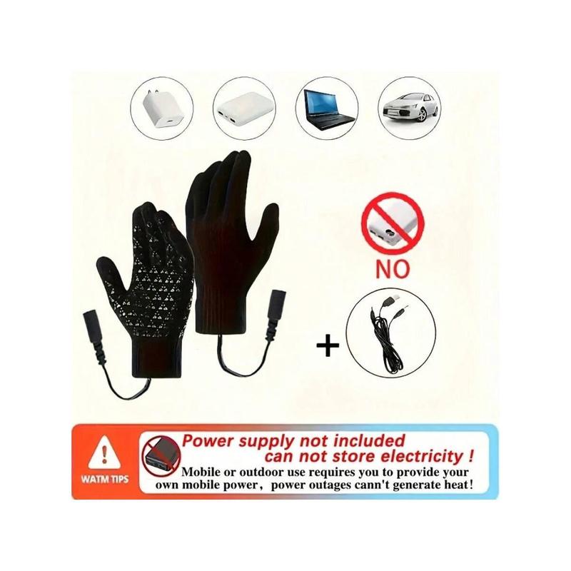 <Black Friday Sale>Electrically Heated Gloves, Electrically Heated Riding Gloves, Screen-Touchable Work Gloves, USB Electrically Heated Warm Gloves, Electrically Heated Warm Gloves, Warm Your Whole Hands