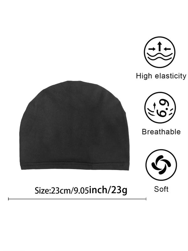 Women's Plain Color Beanie Hat (2pcs), Casual Trendy Beanie Hat, Fashionable Hat for Daily Use for Women & Girls