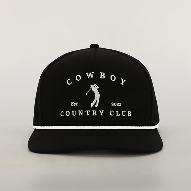 Cowboy Club Embroidered rope Snapback hat, Gift for men women