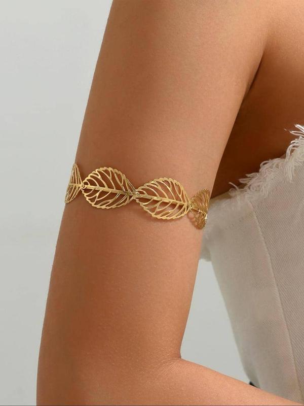 Women's Simple Spiral Design Arm Cuff, Fashionable Body Jewelry for Party, Daily Decor, Trendy All-match & Exquisite Jewelry for Birthday Gift