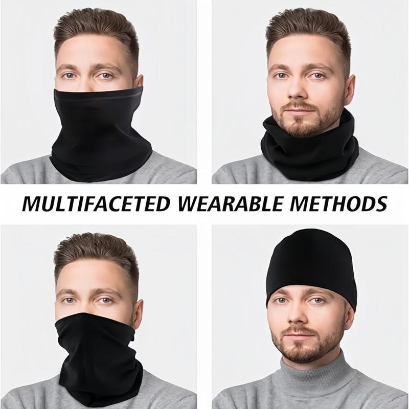 Winter Neck Gaiter, Windproof Face Cover, Fleece Face Mask Scarf for Cold Weather Sport, Sports & Outdoor Clothes Accessories for Men & Women, Christmas Gift