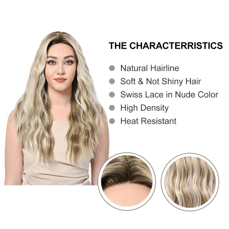 IMstyle Daisy 26 inches | T-part Lace front Synthetic Wigs | Light Medium Length Hair | DIY Wigs | Performance Headwear | Holiday Dress Up | T1FH006-01