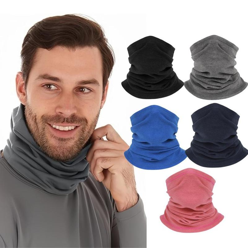 Winter Neck Gaiter, Windproof Face Cover, Fleece Face Mask Scarf for Cold Weather Sport, Sports & Outdoor Clothes Accessories for Men & Women, Christmas Gift