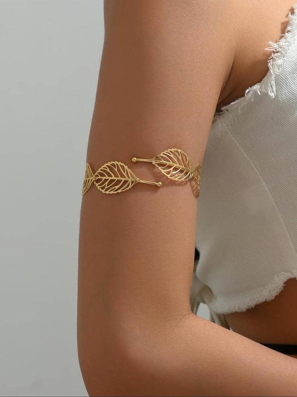 Women's Simple Spiral Design Arm Cuff, Fashionable Body Jewelry for Party, Daily Decor, Trendy All-match & Exquisite Jewelry for Birthday Gift