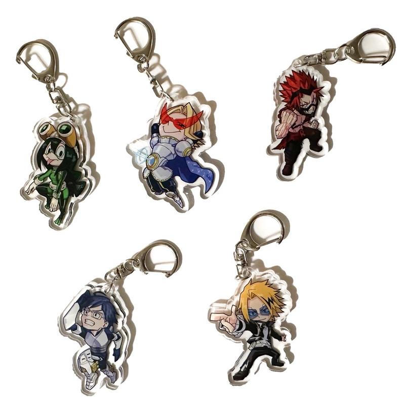 My Hero Double Sided Keychain anime keychain cute keychain keychains