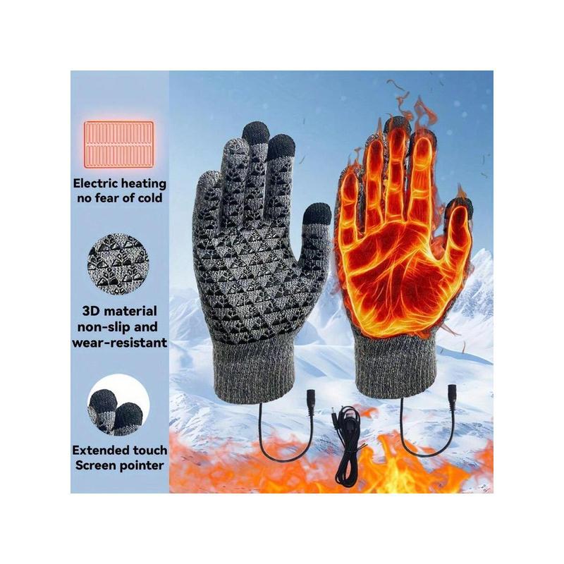 <Black Friday Sale>Electrically Heated Gloves, Electrically Heated Riding Gloves, Screen-Touchable Work Gloves, USB Electrically Heated Warm Gloves, Electrically Heated Warm Gloves, Warm Your Whole Hands