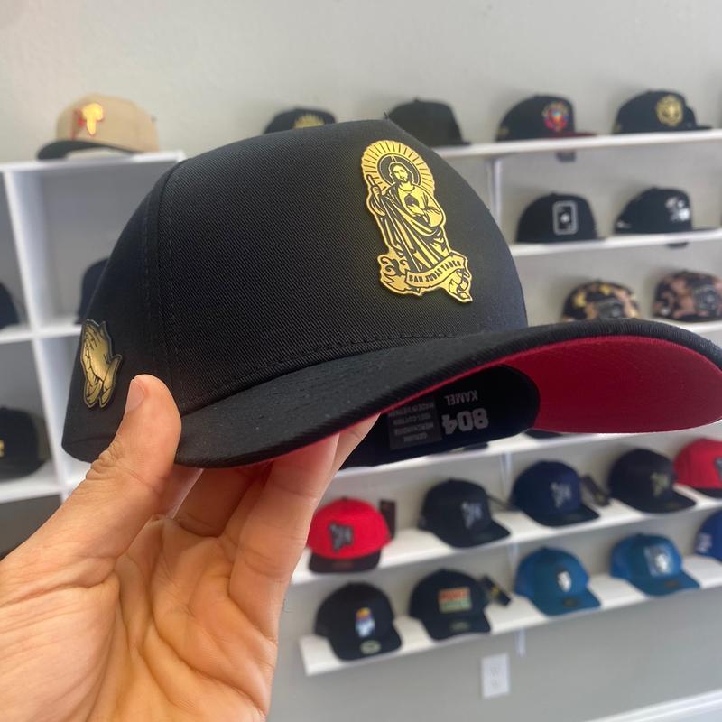 San judas Tadeo Hats black SnapBack Caps