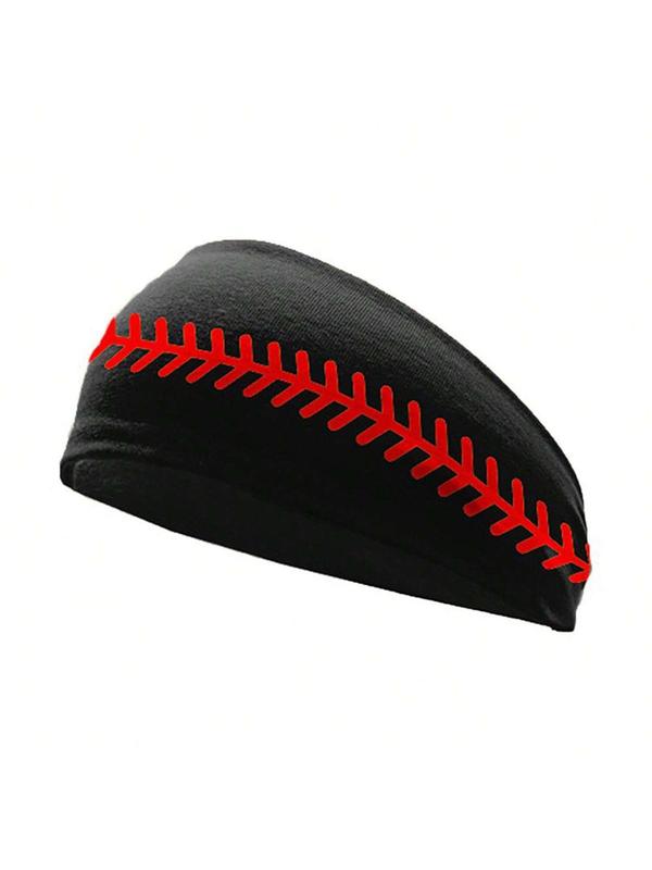 4pcs Trendy Baseball & Football & Rugby Sports Headband, Sporty Headband For Running, Gym, Workout