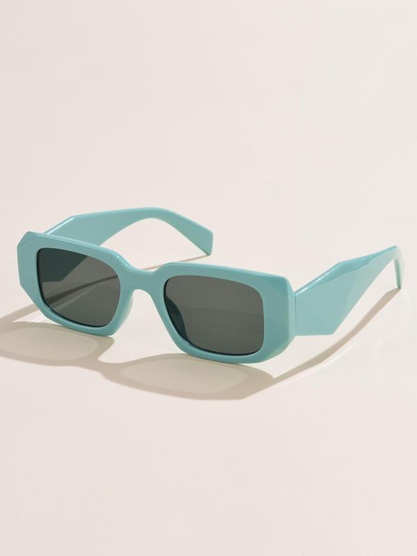 Plastic Square Frame Sunglasses As Gift, Minimalist Fashionable Sunglasses, Cool Versatile Sunglasses for Everyday Use