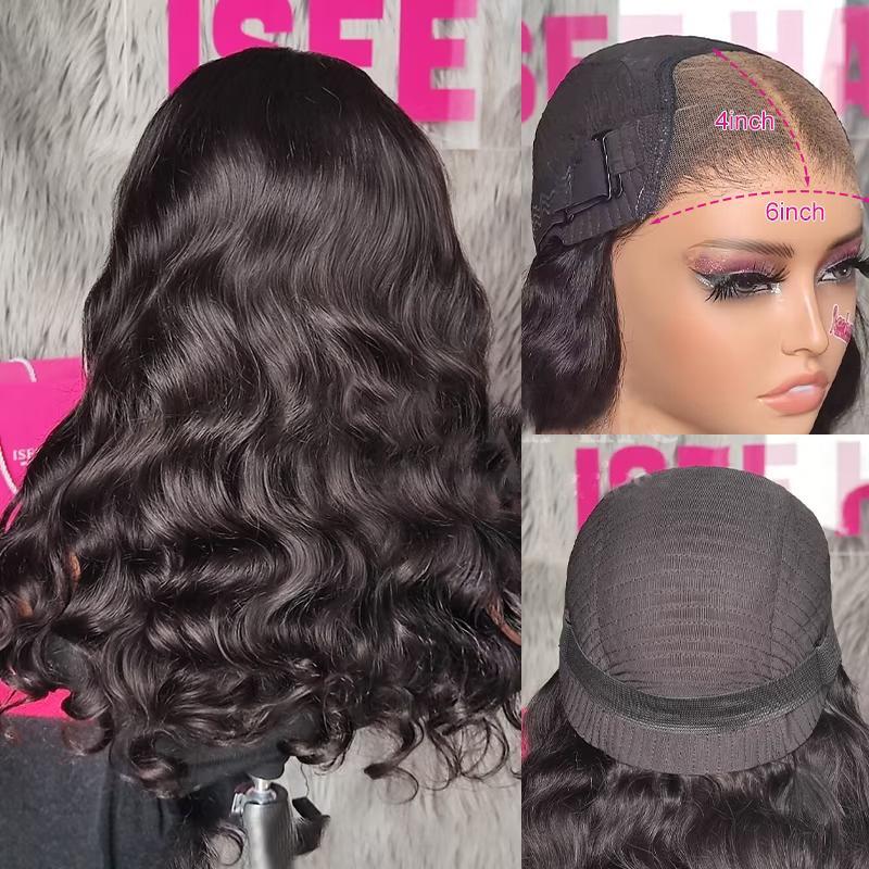 ISEE Wear Go V5 Tiny Ocean Wave Knots Preplucked HD Lace Closure Wig