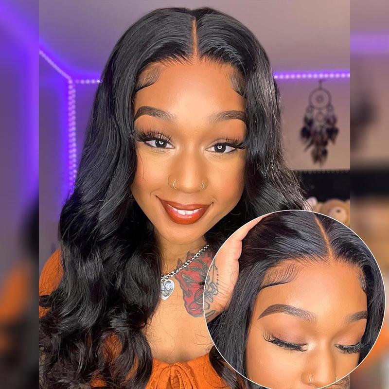 ISEE Wear Go V5 Tiny Ocean Wave Knots Preplucked HD Lace Closure Wig