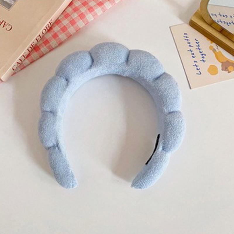 Solid Color Hair Hoop, Soft Headband for Face Washing, Trendy Hair Accessories for Party and Daily Life