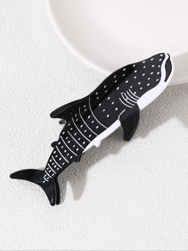 Cute Animal Design Shark Bird Resin Hair Claw, Fashionable Hair Accessories for Women & Girls, Lovely Hairwear for Daily Use, Nonslip Hair Claws