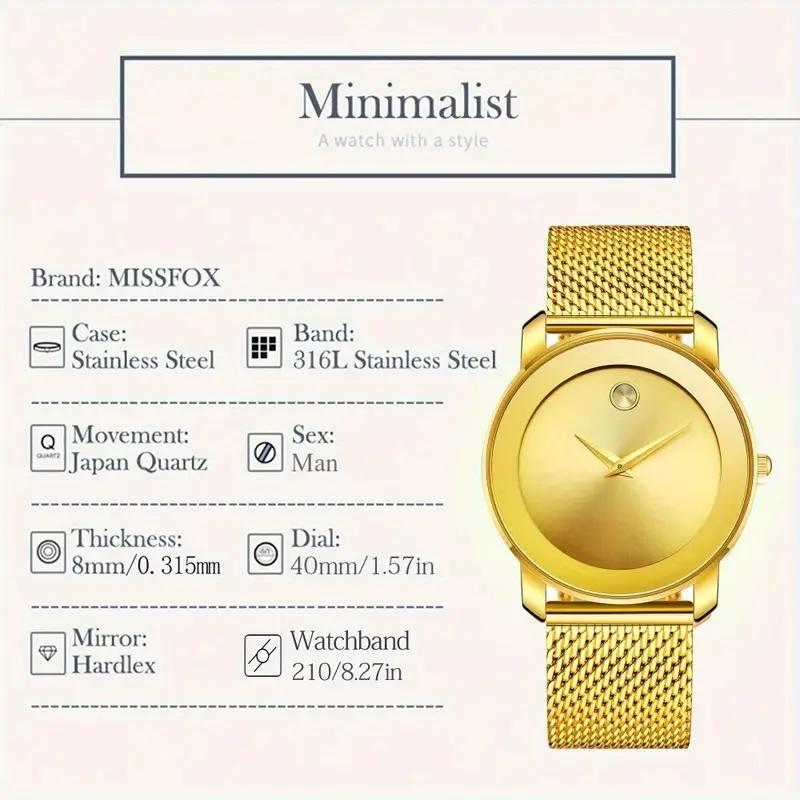 Elegant quartz watch Stainless steel strap Alloy hands Alloy women's case, waterproof, ultra-thin design, with mesh strap, gift wrap