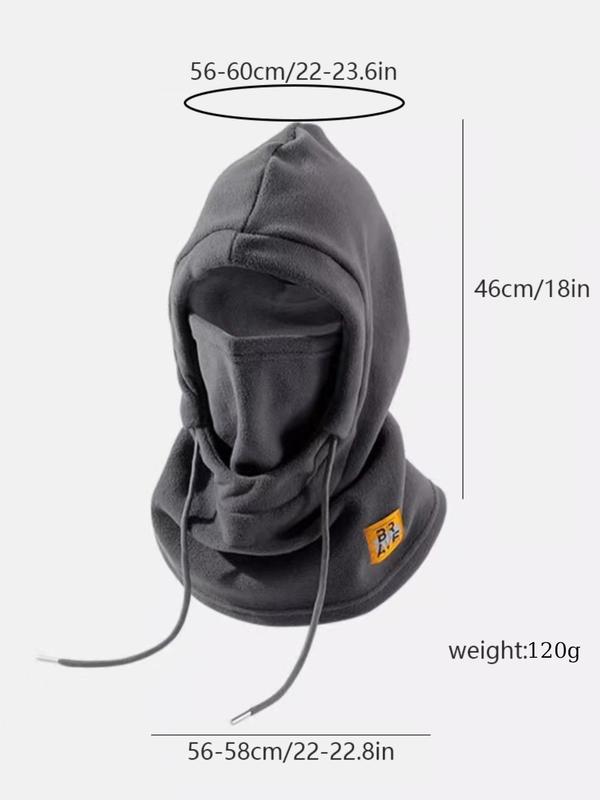 Unisex Street Trend Hooded Hat with Neck Gaiter, Hats for Women, 2 in 1 Trendy Versatile Hooded Hat, 2024 Trendy Balaclava Mask, All-match Y2k Cute Accessories for Fall & Winter Outfits 2024