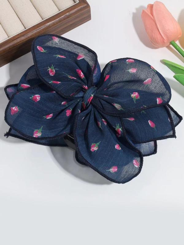 Women's Elegant Bowknot & Flower & Heart Design Hair Claw, Cute Trendy Hair Claw, Fashionable Hair Accessories for Daily & Party Decoration