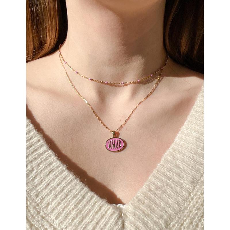 Pink WWJD Necklace Set