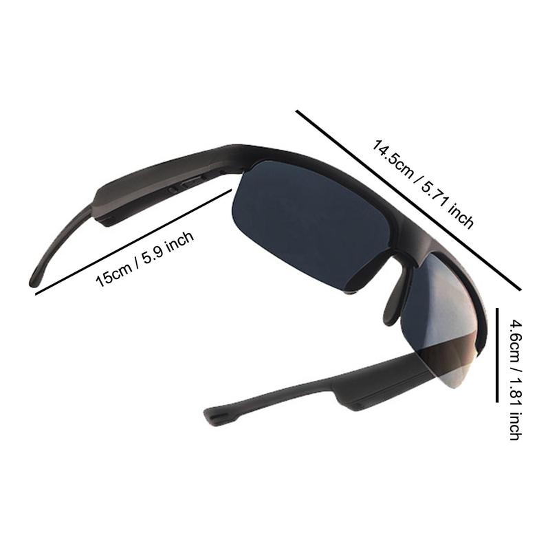 Smart Glasses, Multifunctional Wireless Smart Sunglasses, Sun Protective Smart Glasses with Bluetooth-compatible Call Function, Smart Glass Eyewear, Fashionable Smart Sunglasses for Men & Women, Back to School Gifts