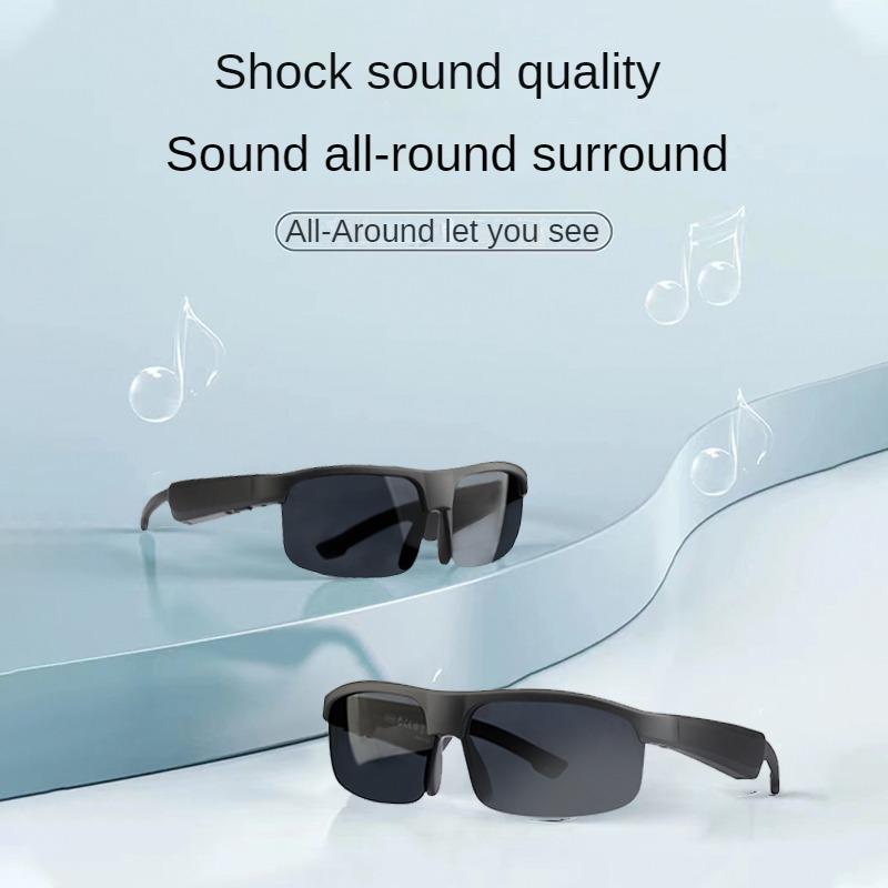 Smart Glasses, Multifunctional Wireless Smart Sunglasses, Sun Protective Smart Glasses with Bluetooth-compatible Call Function, Smart Glass Eyewear, Fashionable Smart Sunglasses for Men & Women, Back to School Gifts