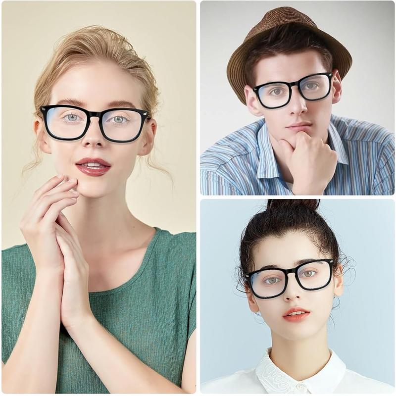 2024 New Design Fashion Glasses, Gaming Reading Working Glasses, Protect the Eyes, Transparent Glasses,Fashion and Light, Daily Decoration Matching, Suitable for Students' Daily use