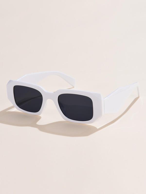 Plastic Square Frame Sunglasses As Gift, Minimalist Fashionable Sunglasses, Cool Versatile Sunglasses for Everyday Use