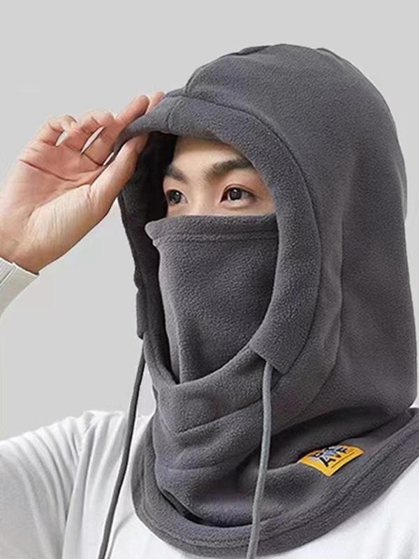 Unisex Street Trend Hooded Hat with Neck Gaiter, Hats for Women, 2 in 1 Trendy Versatile Hooded Hat, 2024 Trendy Balaclava Mask, All-match Y2k Cute Accessories for Fall & Winter Outfits 2024