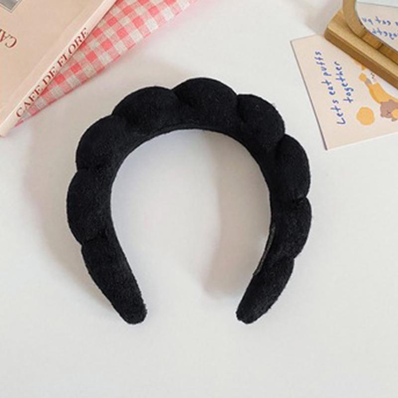 Solid Color Hair Hoop, Soft Headband for Face Washing, Trendy Hair Accessories for Party and Daily Life