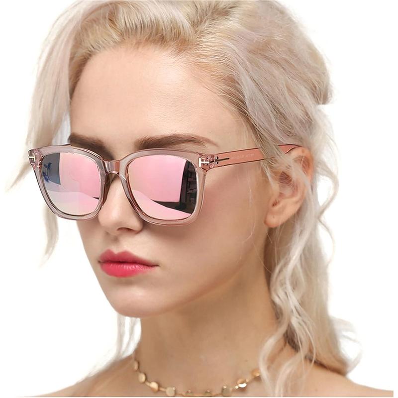 Myiaur Fashion Sunglasses for Women Polarized Driving Anti Glare UV400 Protection Stylish Design