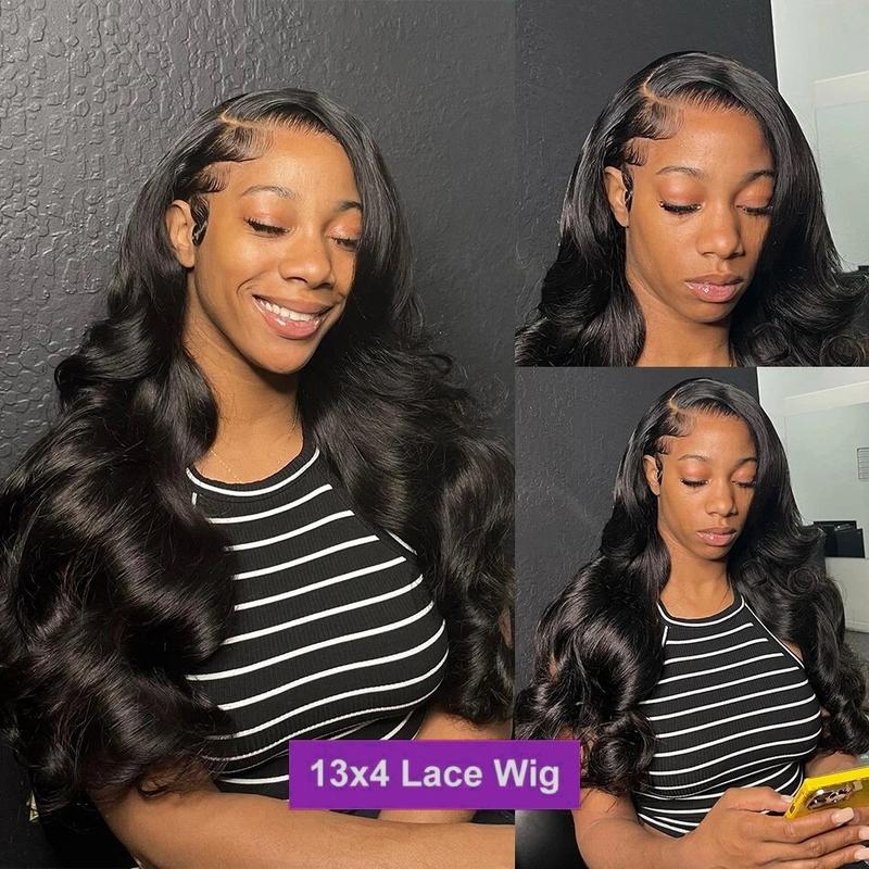 13x4 Lace Front Wig Human Hair 180% Density Body Wave Human Hair Lace Frontal Wigs For Women VIrgin Hair Wigs Bling Hair Princess for Influencer