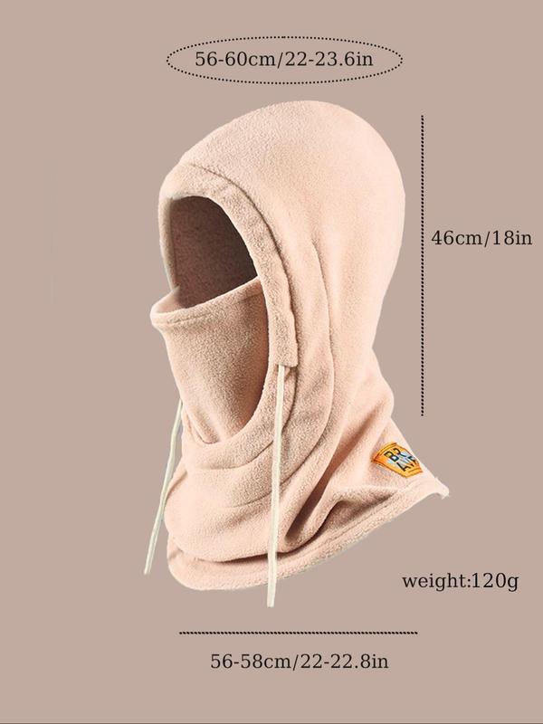 Unisex Street Trend Hooded Hat with Neck Gaiter, Hats for Women, 2 in 1 Trendy Versatile Hooded Hat, 2024 Trendy Balaclava Mask, All-match Y2k Cute Accessories for Fall & Winter Outfits 2024