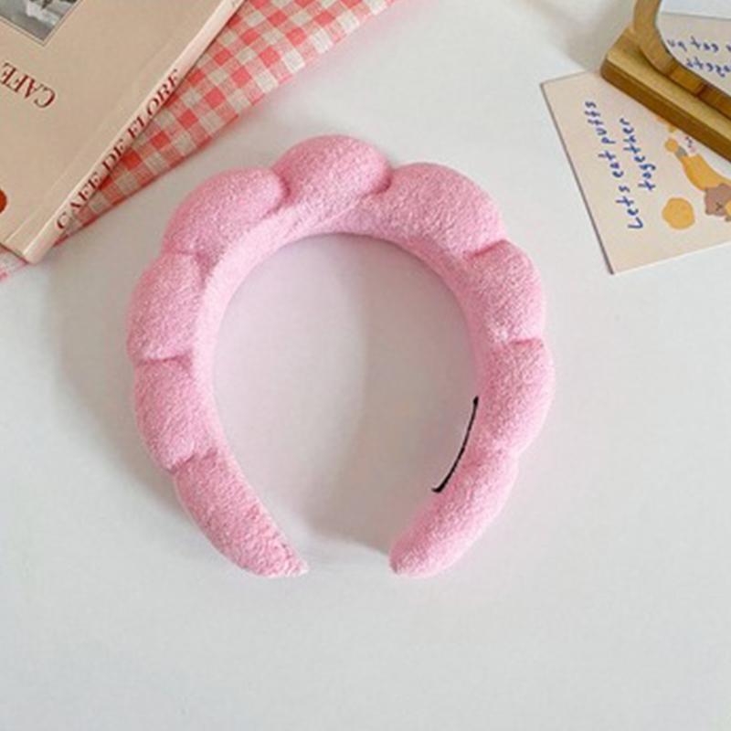 Solid Color Hair Hoop, Soft Headband for Face Washing, Trendy Hair Accessories for Party and Daily Life