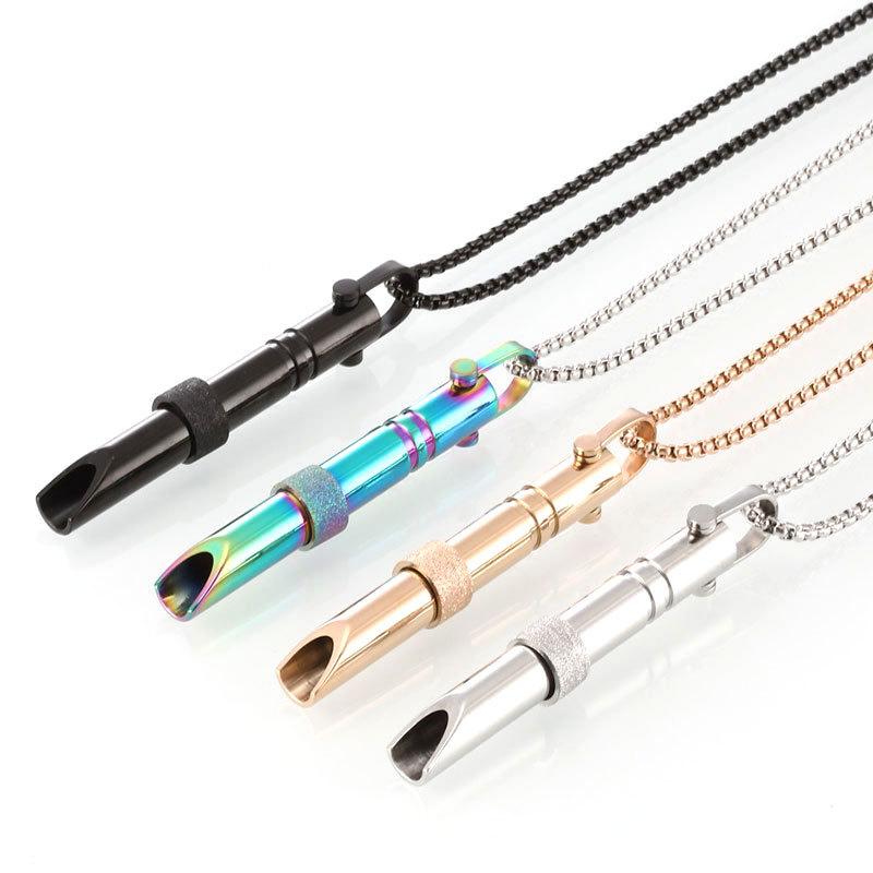 Breathing Necklace Stop & Quit Vaping Tools Fake Vape Inhalers Breathe Easy Necklace Anti Vapor Breathless Necklace Anxiety Relief Calm vaping Necklace