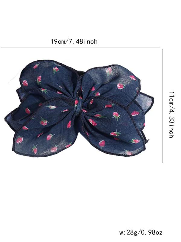 Women's Elegant Bowknot & Flower & Heart Design Hair Claw, Cute Trendy Hair Claw, Fashionable Hair Accessories for Daily & Party Decoration