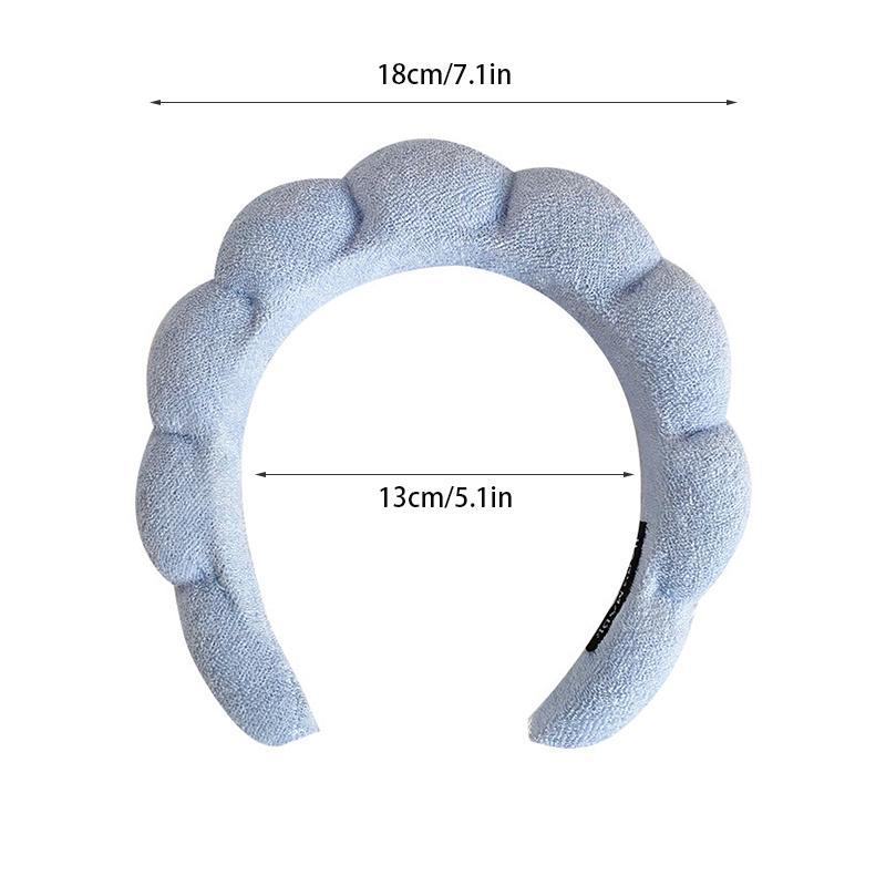 Solid Color Hair Hoop, Soft Headband for Face Washing, Trendy Hair Accessories for Party and Daily Life