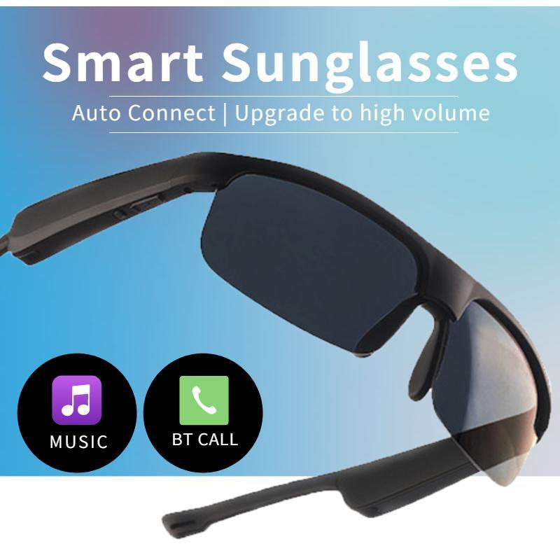 Smart Glasses, Multifunctional Wireless Smart Sunglasses, Sun Protective Smart Glasses with Bluetooth-compatible Call Function, Smart Glass Eyewear, Fashionable Smart Sunglasses for Men & Women, Back to School Gifts