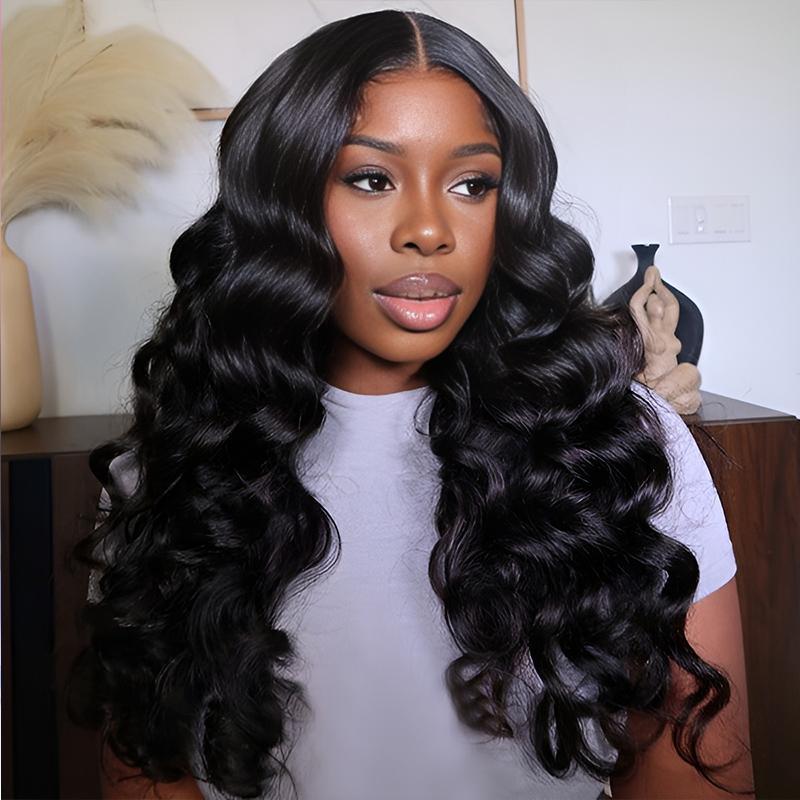 ISEE Wear Go V5 Tiny Ocean Wave Knots Preplucked HD Lace Closure Wig