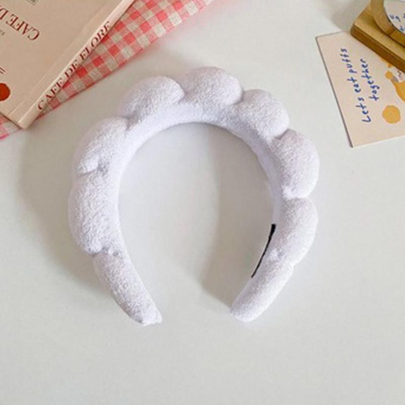 Solid Color Hair Hoop, Soft Headband for Face Washing, Trendy Hair Accessories for Party and Daily Life