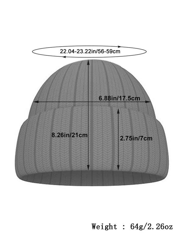 Letter Embroidery Beanie Hat,  Casual Outdoor Sports Hat for Men & Women, Suitable for Travel, Beach Party, Spring and Fall Daily Use