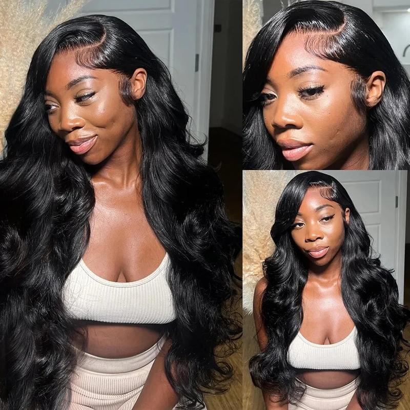 13x4 Lace Front Wig Human Hair 180% Density Body Wave Human Hair Lace Frontal Wigs For Women VIrgin Hair Wigs Bling Hair Princess for Influencer