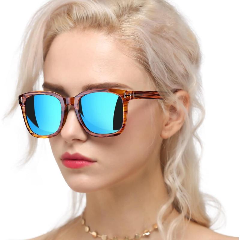 Myiaur Fashion Sunglasses for Women Polarized Driving Anti Glare UV400 Protection Stylish Design