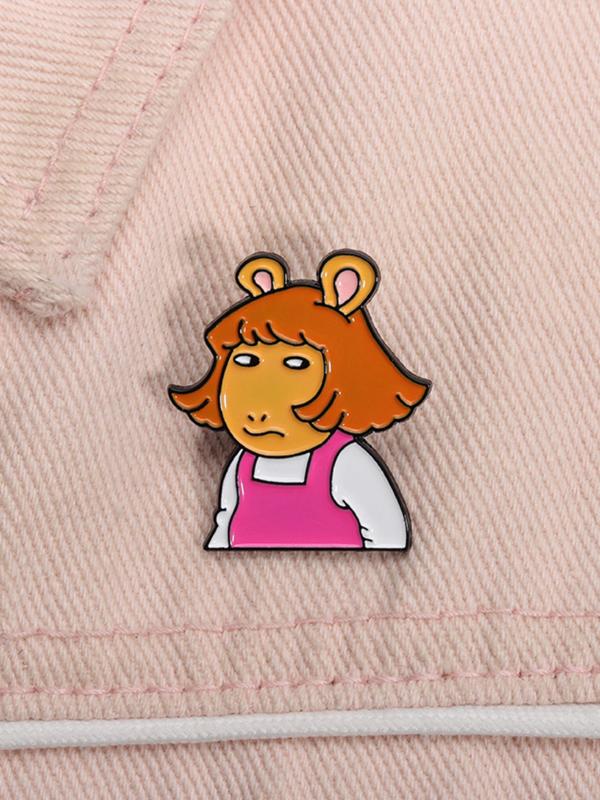 2024 New Style Cartoon Character Design Brooch, Cute Badge for Clothes & Hat & Backpack Decor, Fashion Accessories for Women & Men Dainty Gift for Your Love