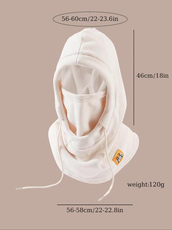 Unisex Street Trend Hooded Hat with Neck Gaiter, Hats for Women, 2 in 1 Trendy Versatile Hooded Hat, 2024 Trendy Balaclava Mask, All-match Y2k Cute Accessories for Fall & Winter Outfits 2024