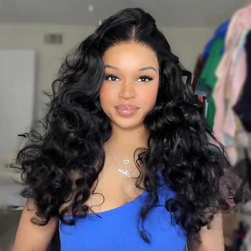 ISEE Wear Go V5 Tiny Ocean Wave Knots Preplucked HD Lace Closure Wig