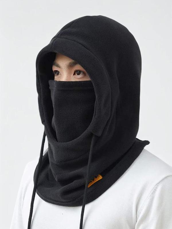 Unisex Street Trend Hooded Hat with Neck Gaiter, Hats for Women, 2 in 1 Trendy Versatile Hooded Hat, 2024 Trendy Balaclava Mask, All-match Y2k Cute Accessories for Fall & Winter Outfits 2024