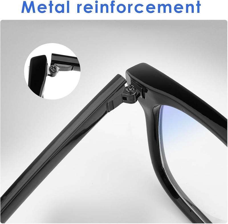 2024 New Design Fashion Glasses, Gaming Reading Working Glasses, Protect the Eyes, Transparent Glasses,Fashion and Light, Daily Decoration Matching, Suitable for Students' Daily use