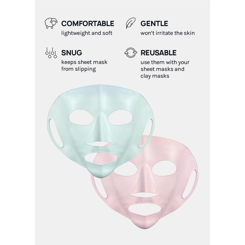 AOA Reuse-able Silicone Mask Cover