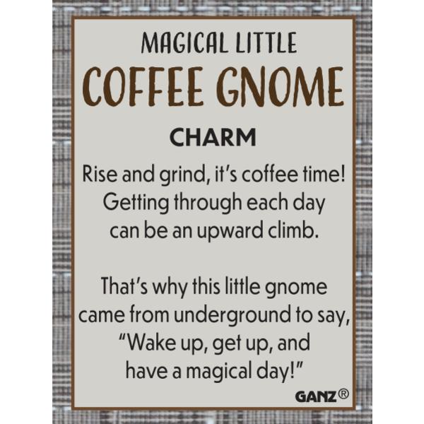 Coffee Gnome Pocket Token Charm